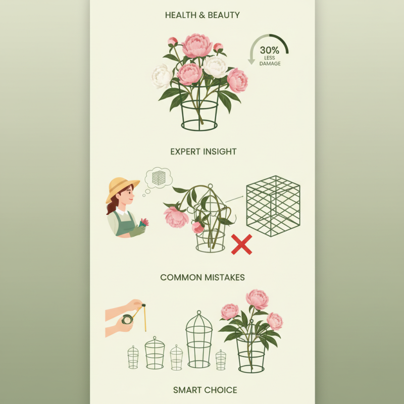 How to Choose the Best Peony Support Cage for Your Garden?