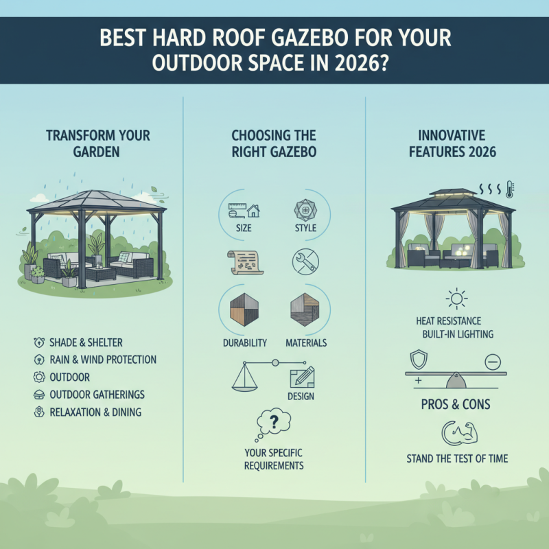 Best Hard Roof Gazebo for Your Outdoor Space in 2026?