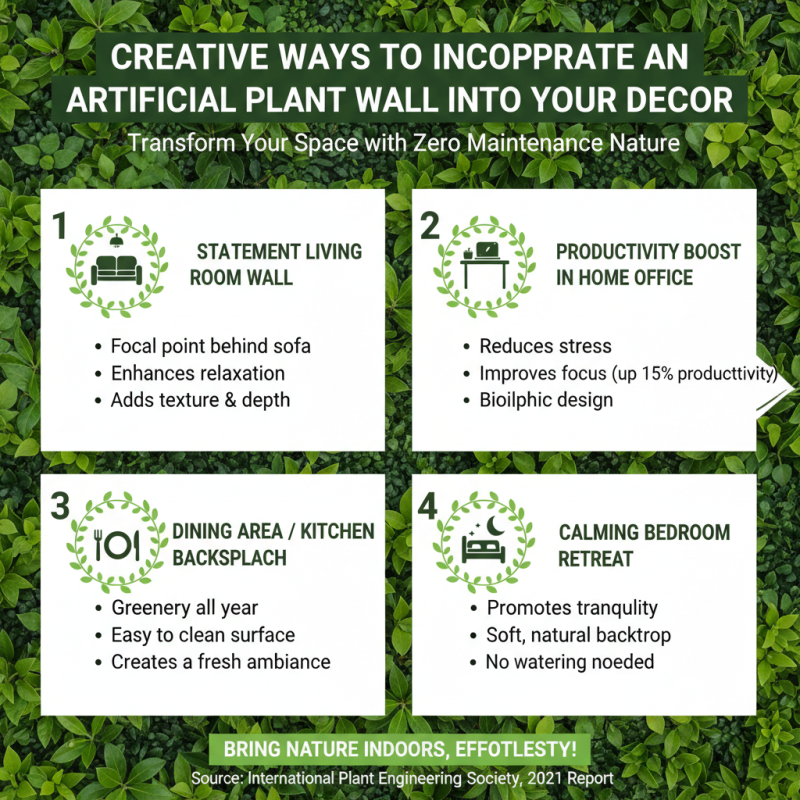 What is an Artificial Plant Wall and How Can It Enhance Your Space?
