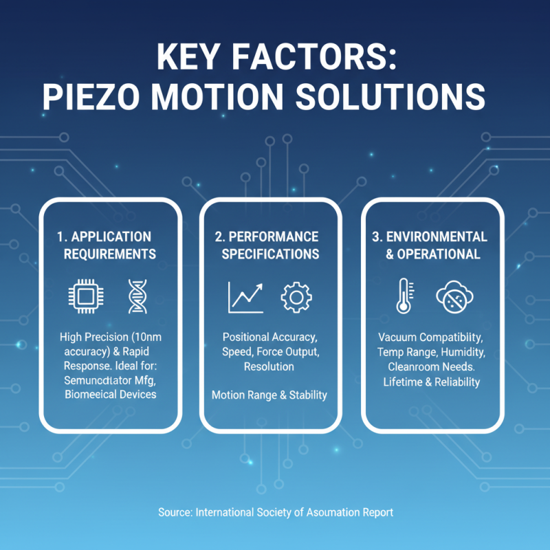 How to Choose the Right Piezo Motion Technology for Your Needs?