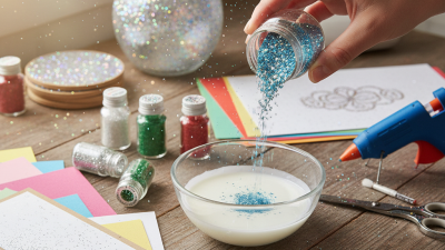 How to Effectively Use Glitter Powder in Crafts and DIY Projects?