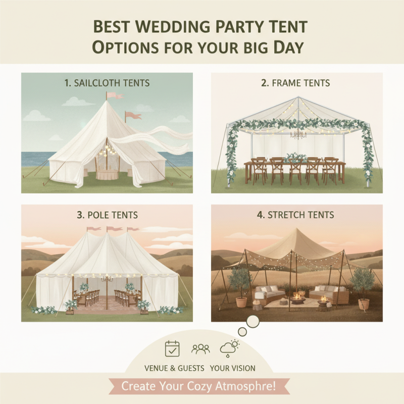 Best Wedding Party Tent Options for Your Big Day?