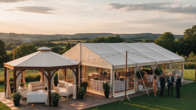 Top 10 Tent With Gazebo Designs for Outdoor Events?