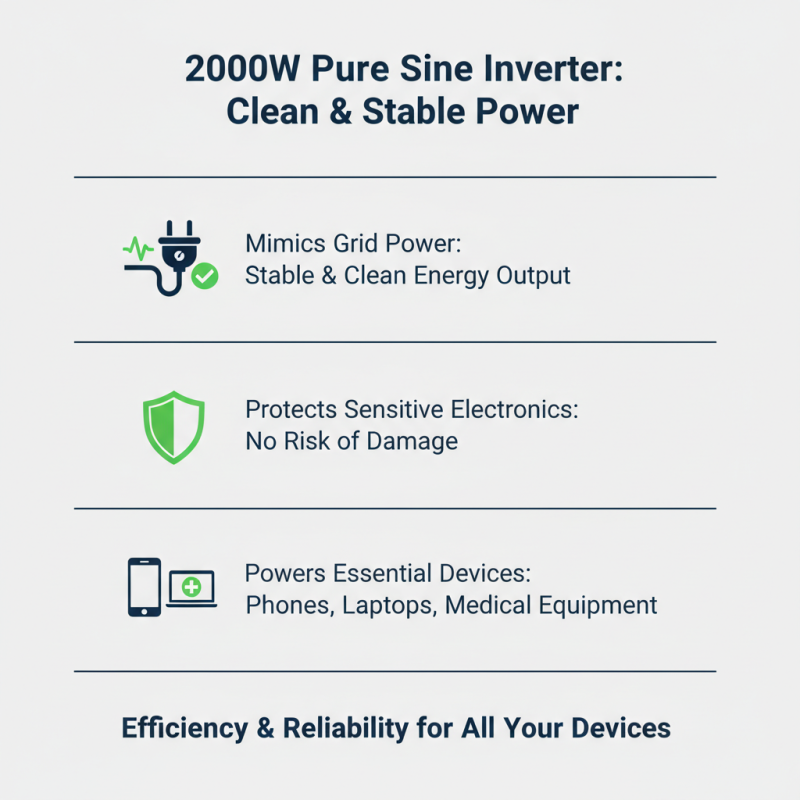 Top 10 Benefits of Using a Pure Sine 2000w Inverter for Your Needs