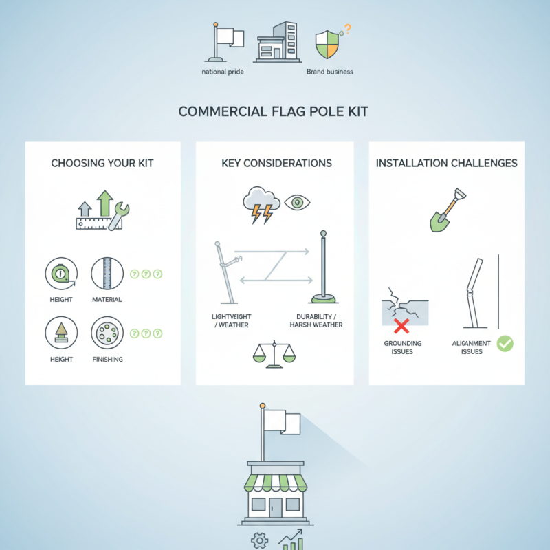 What is a Commercial Flag Pole Kit and How to Choose One?