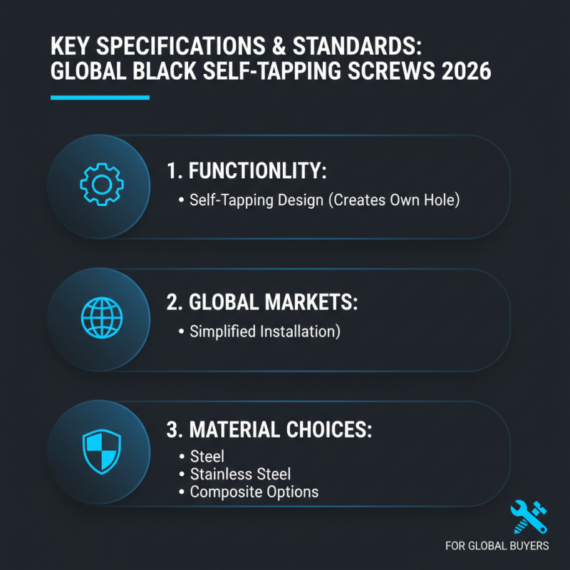Black Self Tapping Screws Guide for Global Buyers 2026?