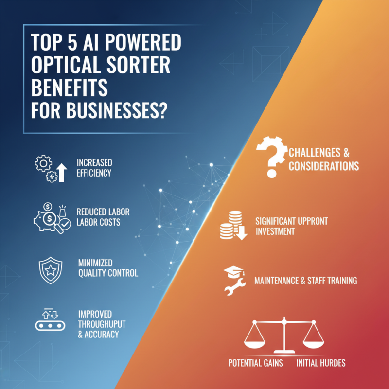 Top 5 AI Powered Optical Sorter Benefits for Businesses?
