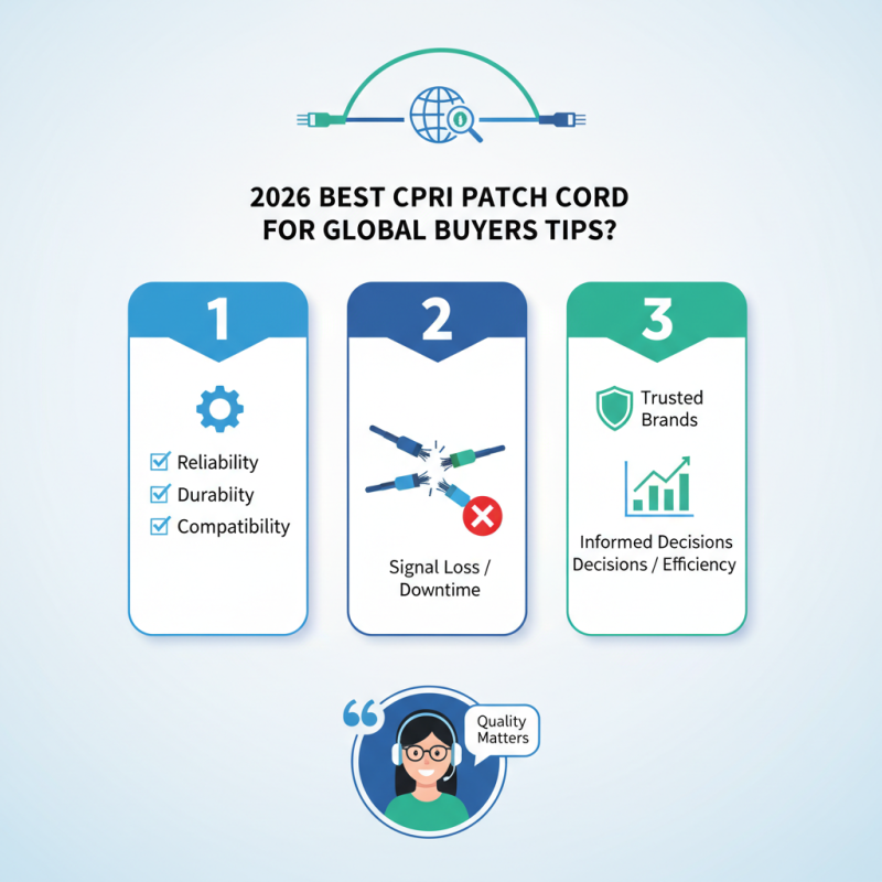 2026 Best CPRI Patch Cord for Global Buyers Tips?