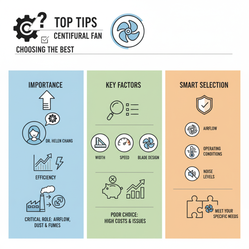 Top Tips for Choosing the Best Industrial Centrifugal Fan?