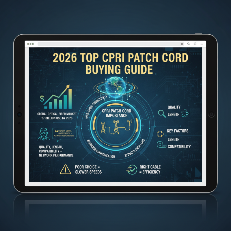 2026 Top CPRI Patch Cord Buying Guide for Global Buyers?