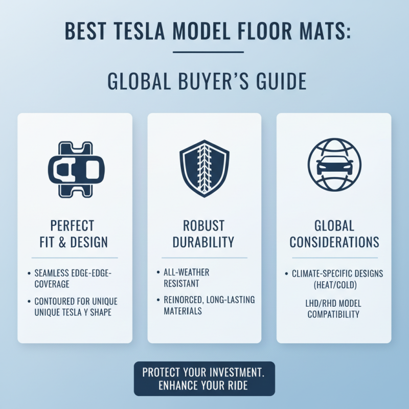 Best Tesla Model Y Floor Mats for Global Buyers?