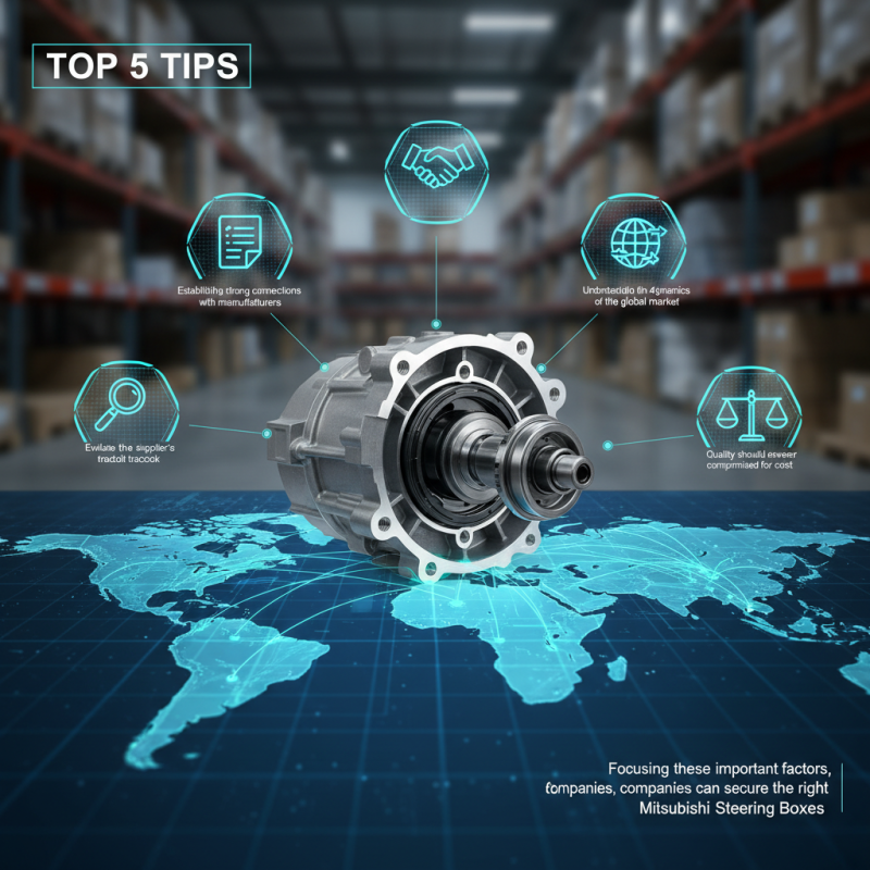 Top 5 Tips for Sourcing Mitsubishi Steering Boxes Globally?