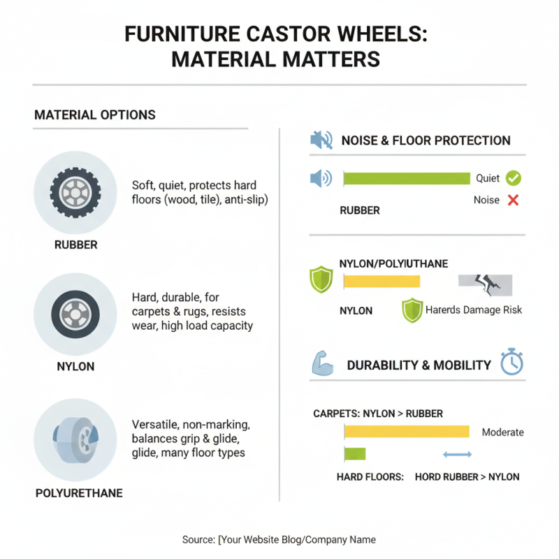 Why Choose the Right Furniture Castor Wheels for Your Needs?