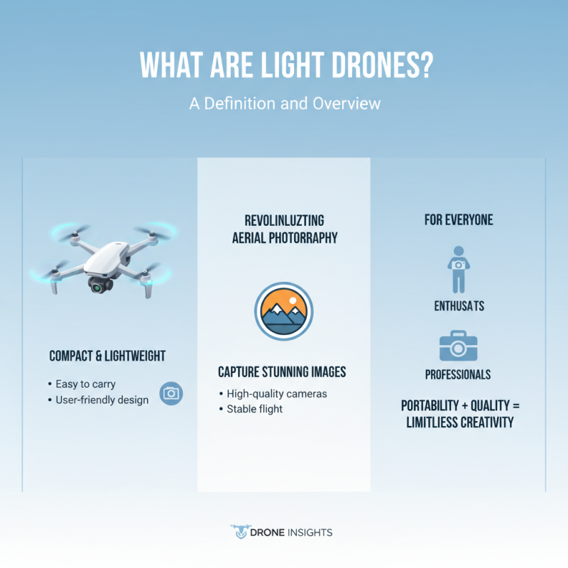 What is Light Drones and How Are They Changing Aerial Photography?