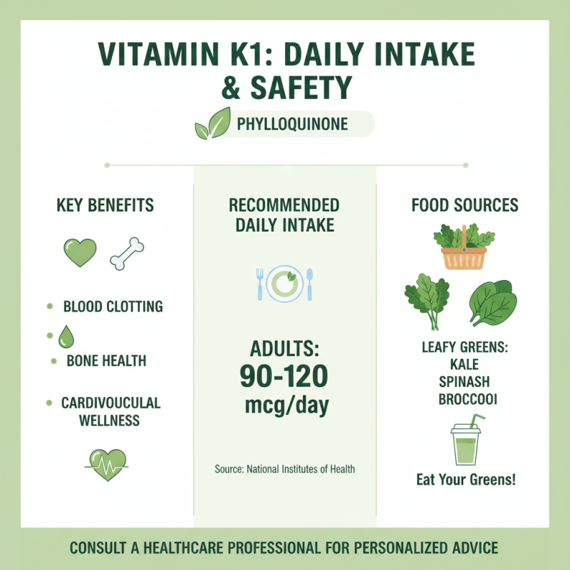 What Are the Benefits of Vitamin K1 for Health and Wellness?