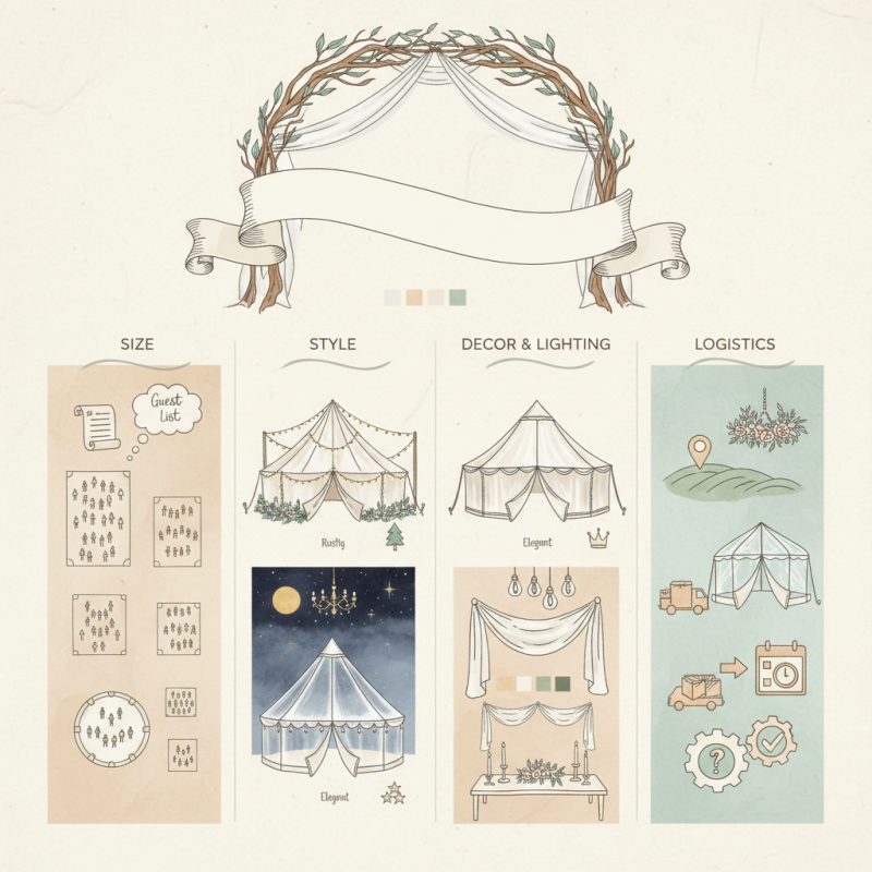Best Wedding Party Tent Options for Your Big Day?