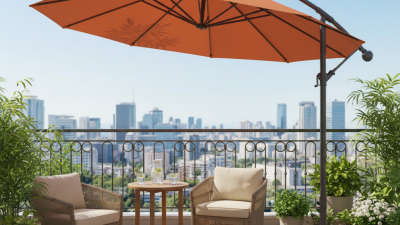 How to Choose the Best Outdoor Umbrella for Your Balcony?