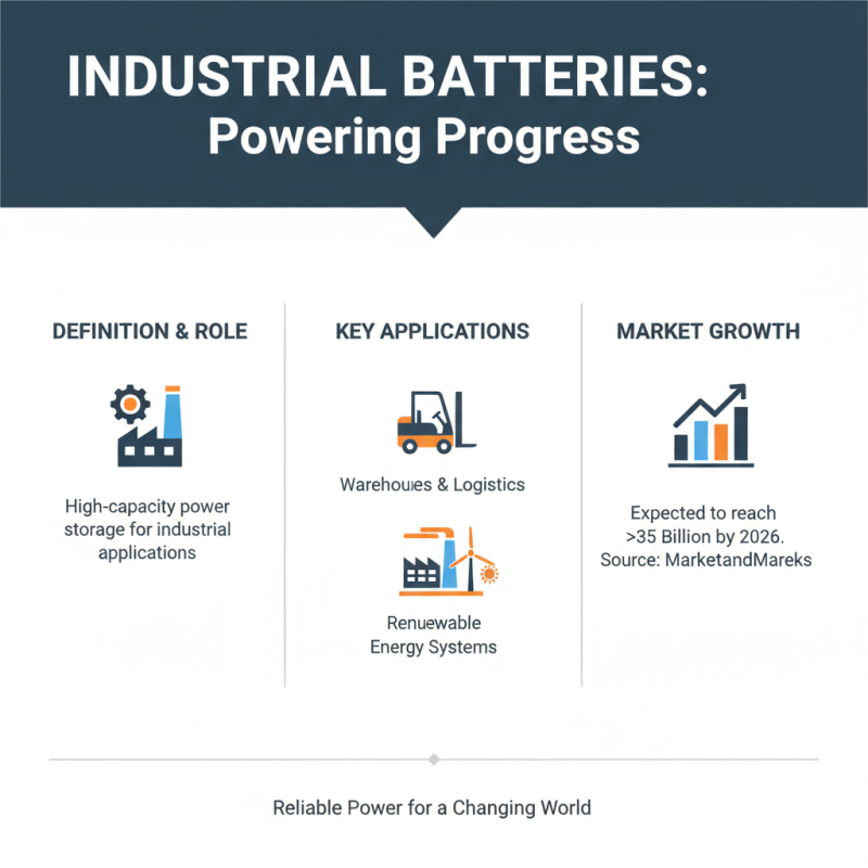 What is an Industrial Battery and How is it Used?