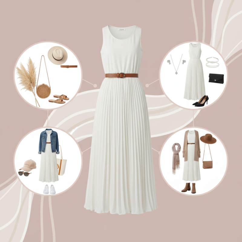 What is a White Pleated Dress and How to Style It?