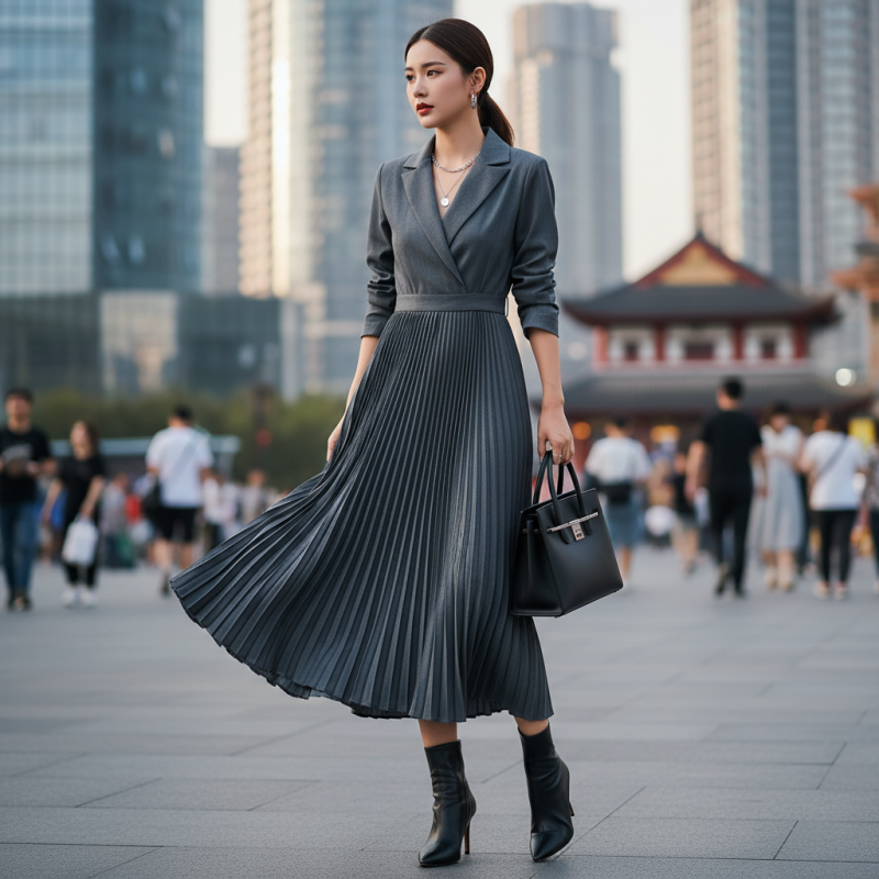 China Top Pleated Suit Dress Trends and Styles You Should Know?