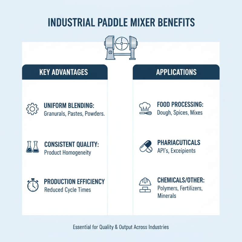 Why Choose an Industrial Paddle Mixer for Your Business Needs?