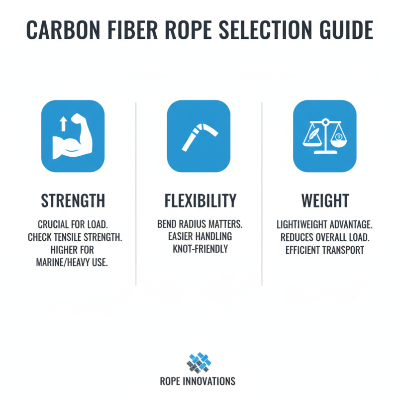 How to Choose the Best Carbon Fiber Rope for Your Needs?