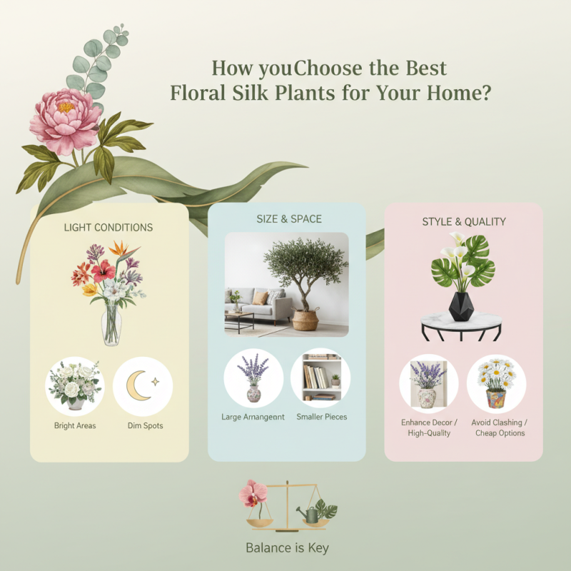How to Choose the Best Floral Silk Plants for Your Home?