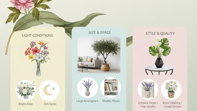 How to Choose the Best Floral Silk Plants for Your Home?