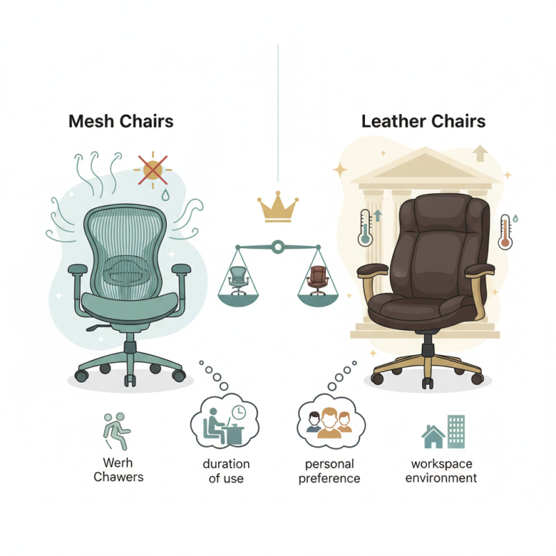 How to Choose Between Mesh and Leather Office Chairs?
