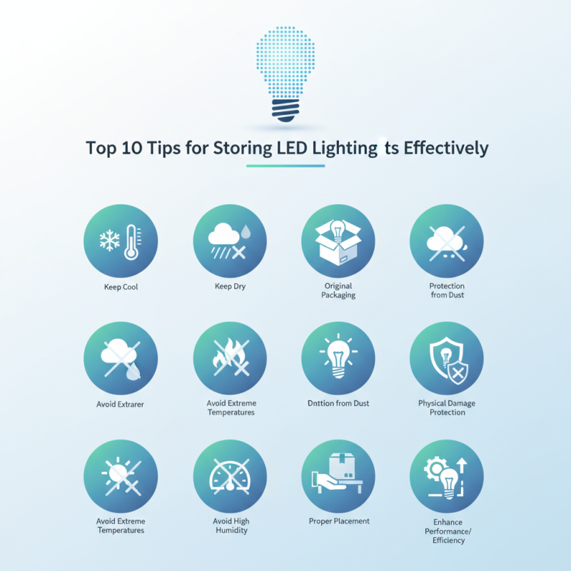 Top 10 Tips for Storing LED Lighting Products Effectively?