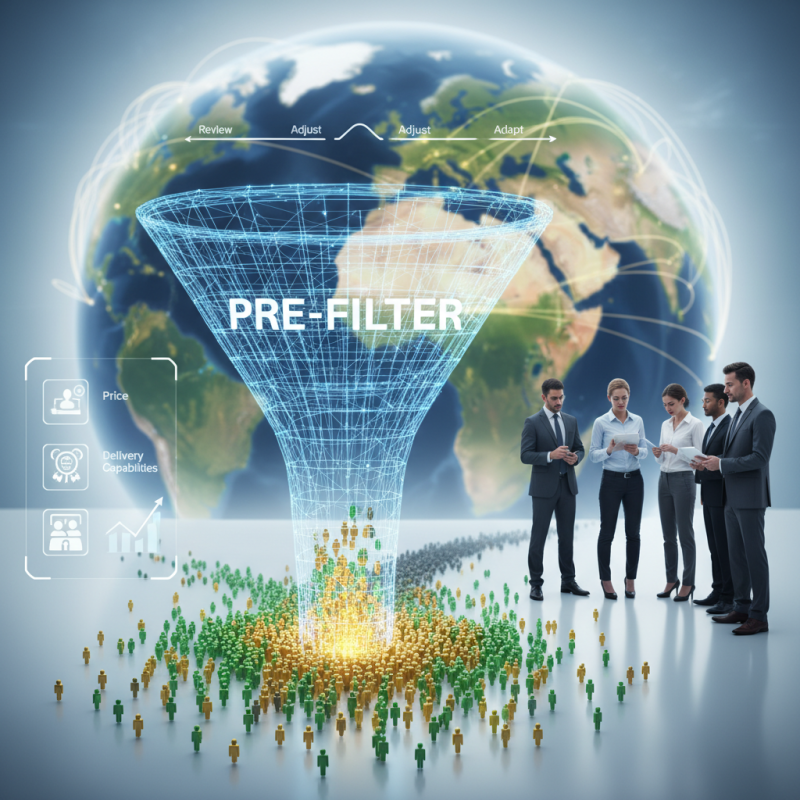 How to Use Pre Filter for Efficient Global Sourcing?