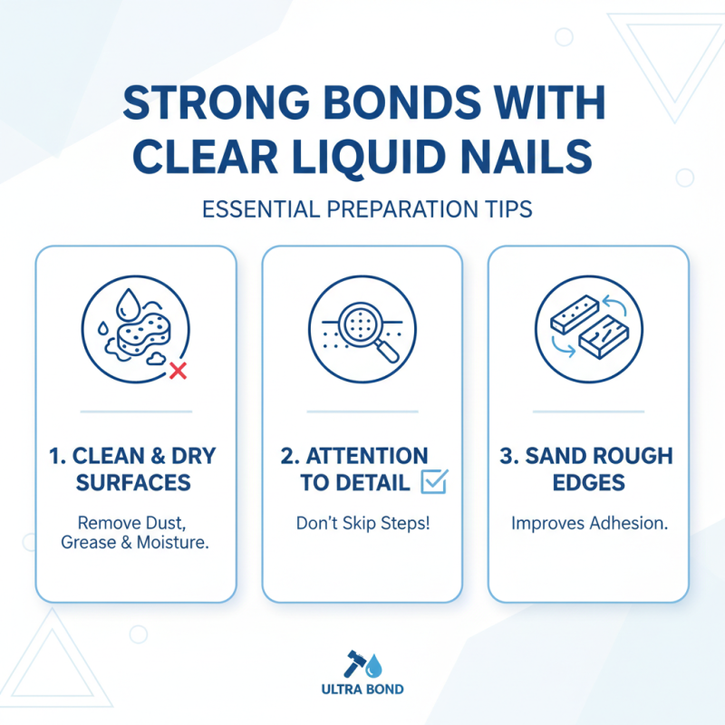 2026 How to Use Clear Liquid Nails for Strong Bonds?
