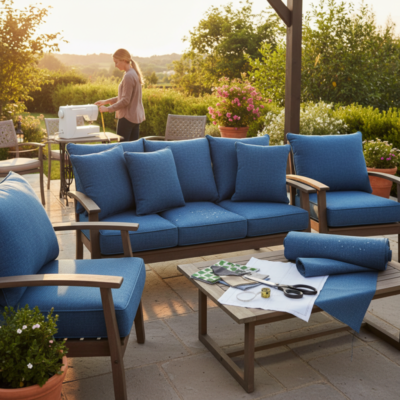 How to Make Outdoor Cushions with Weather Resistant Fabrics?