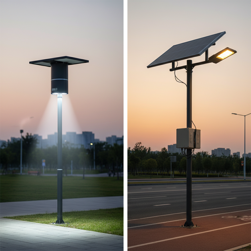 10 Key Differences Between Integrated and Split Solar Street Lights?