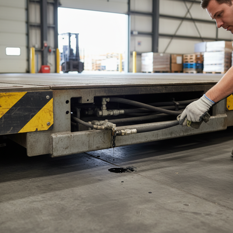How to Fix a Hydraulic Leak on Your Dock Leveler?