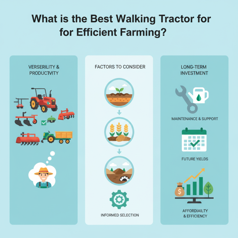 What is the best Walking Tractor for efficient farming?