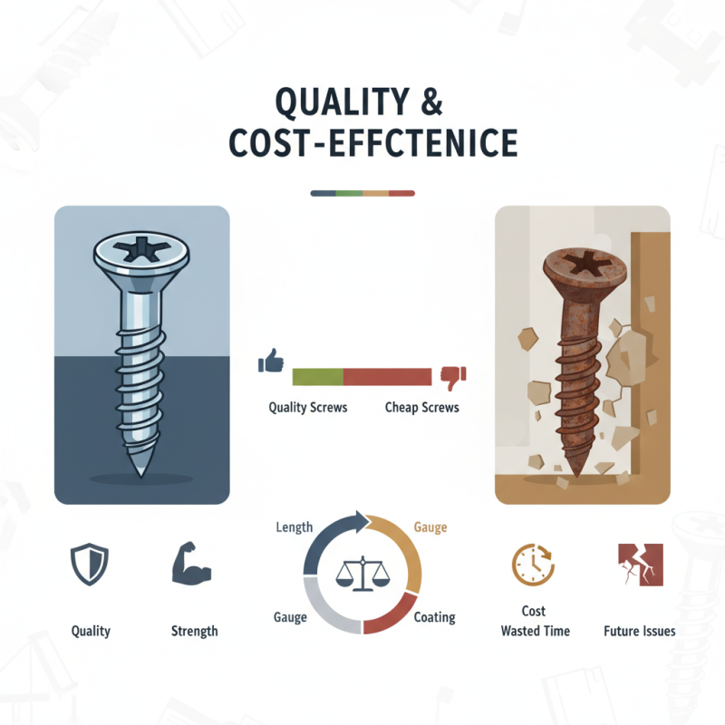 Best Drywall Screw for Quality and Cost Effectiveness?