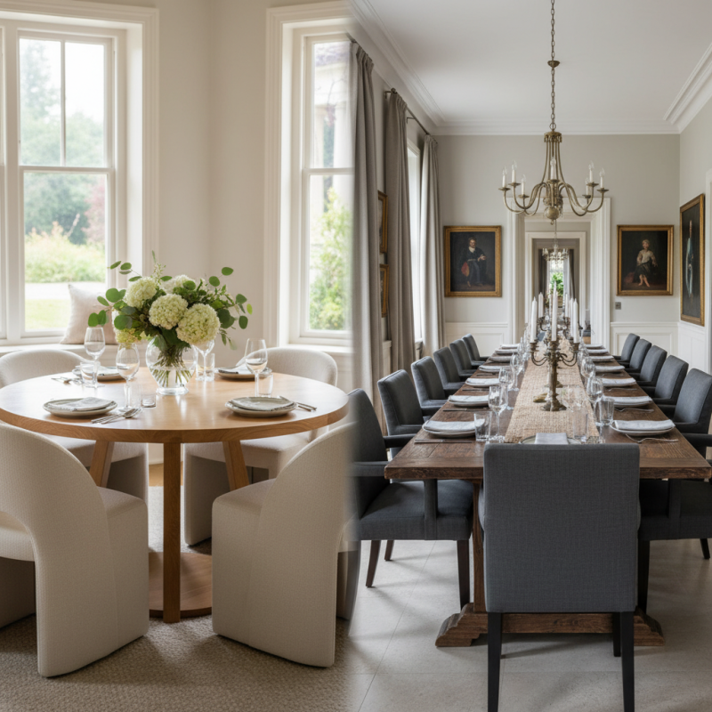 China Top 10 Pros and Cons of Round vs Rectangular Dining Tables?