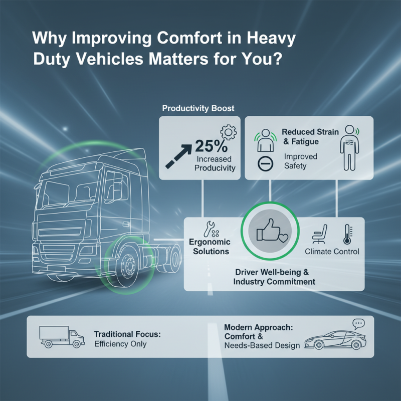 Why Improving Comfort in Heavy Duty Vehicles Matters for You?