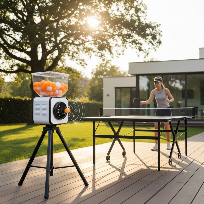 What is a Portable Table Tennis Ball Machine and How Does It Work?