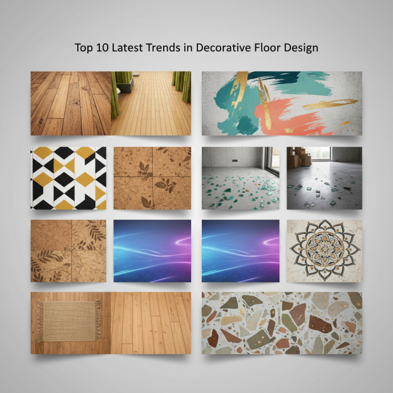 Top 10 Latest Trends in Decorative Floor Design?