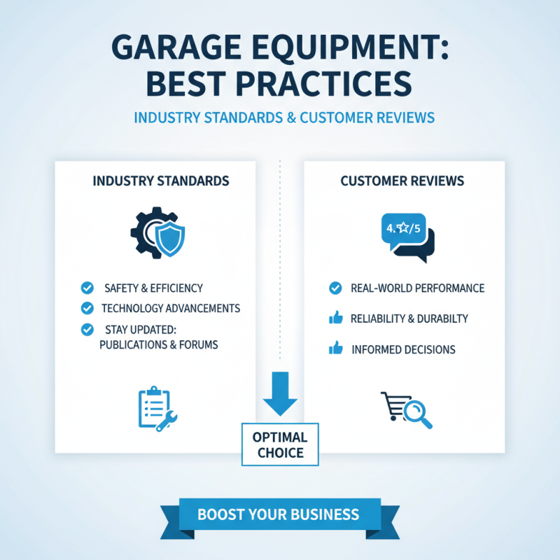 How to Choose the Best Garage Equipment for Your Business?