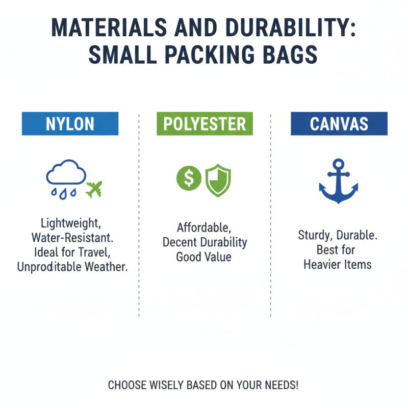2026 Best Small Packing Bags for Efficient Travel and Storage?