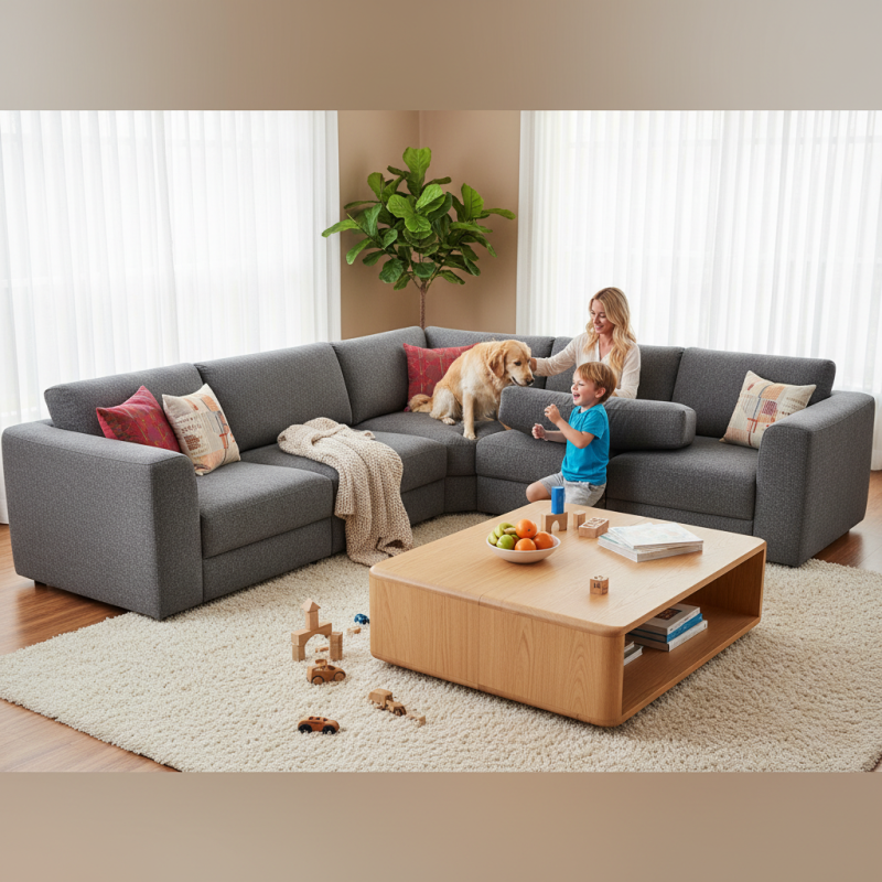 What to Look For When Buying a Kid Friendly Sectional Sofa?