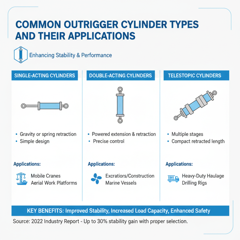 Top Outrigger Cylinder Types for Enhanced Stability and Performance?