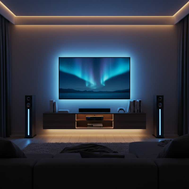 How to Enhance Your Entertainment Center with LED Lights?