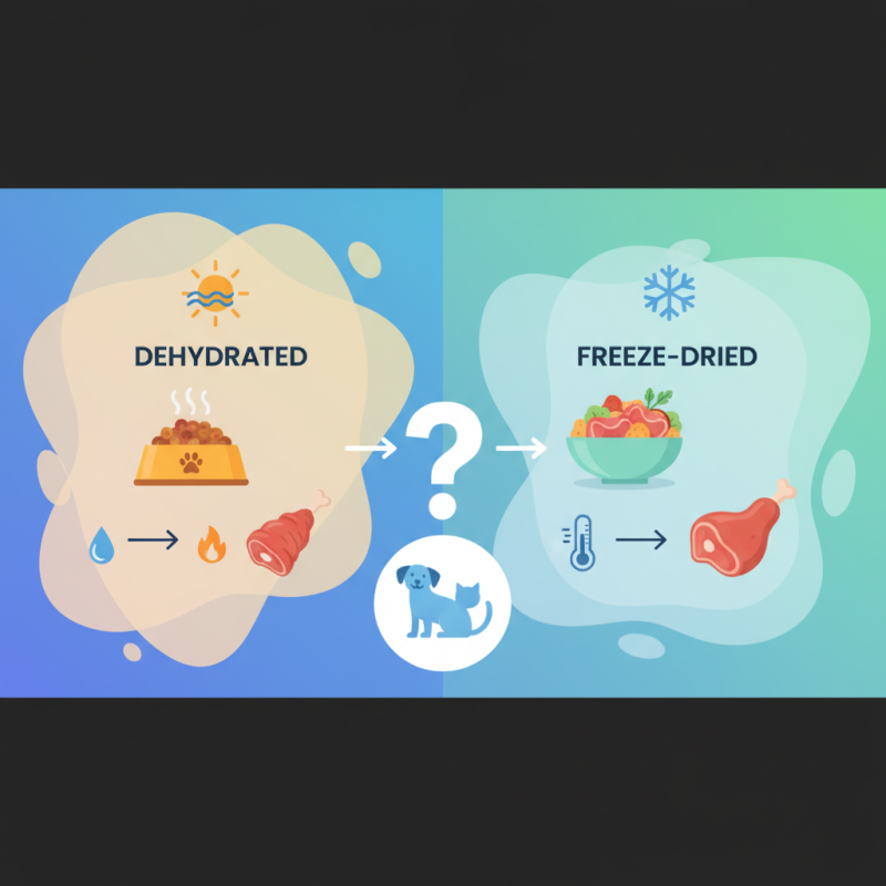 What is the Difference Between Dehydrated and Freeze Dried Pet Food?