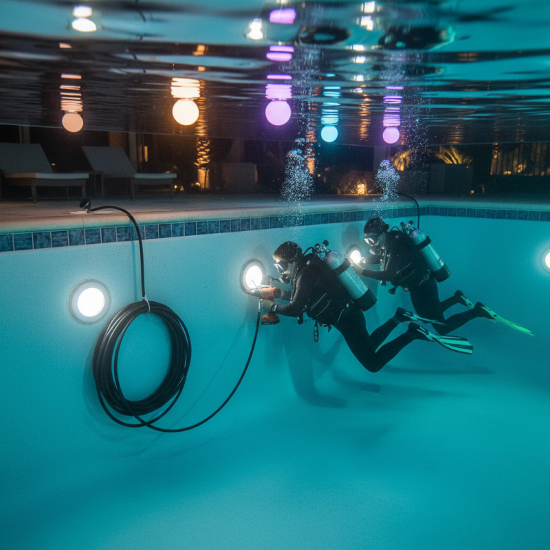 How to Install Underwater Lights in Your Existing Pool?