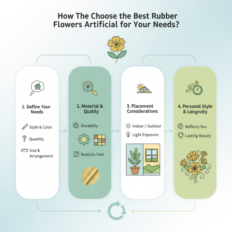 How to Choose the Best Rubber Flowers Artificial for Your Needs?
