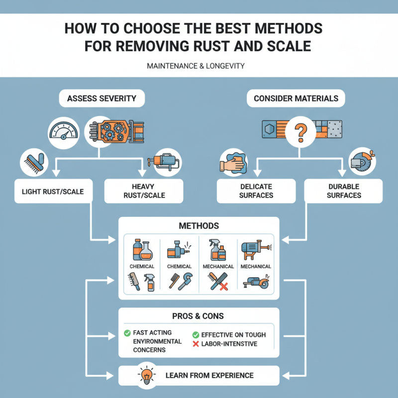 How to Choose the Best Methods for Removing Rust and Scale?